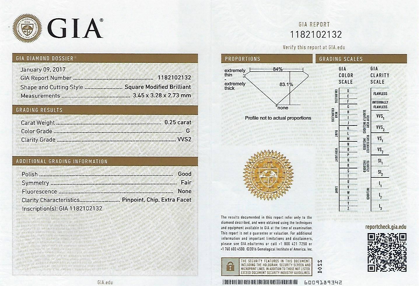 GIA-zertifizierter 2,57-Karat-Diamant im Prinzessinnenschliff Fünf-Stein-Platin-Ring im Angebot 4