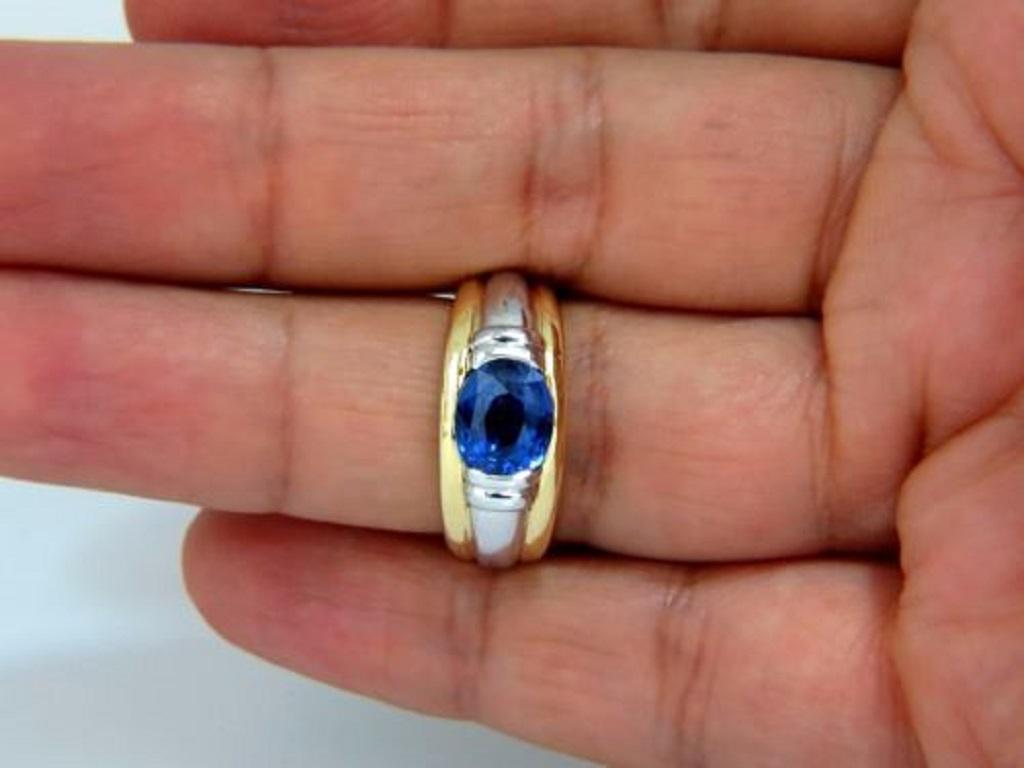 No Heat Color Change Vivid

GIA Certified 2.59ct. Natural sapphire ring.

Vivid Blue Violet Color Change to Purple

Clean, VS clarity.

Oval full cut

9.19 X 7.36 X 4.48mm

Report: 6183115088

No Indications of heating 

18kt. yellow gold &