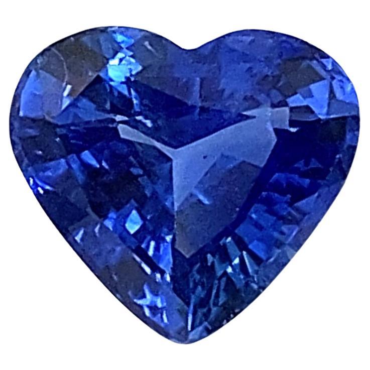 GIA Certified 2.60 Carats Heated Blue Sapphire  For Sale