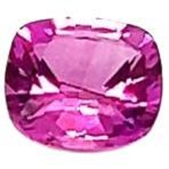 Zaffiro Padparadscha taglio cuscino certificato GIA da 2,60 carati