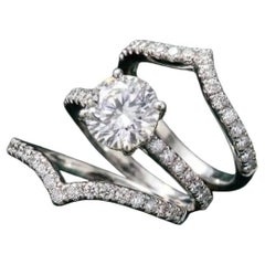 GIA Certified 2.61 Carat Tiffany Novo Diamond Engagement Ring in Platinum