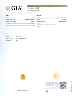 Natural Yellow Sapphire Gemstone 2.62 carats / JupiterGem