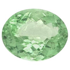 Pierre tourmaline Paraiba du Mozambique vert naturel de 2,62 carats avec rapport GIA