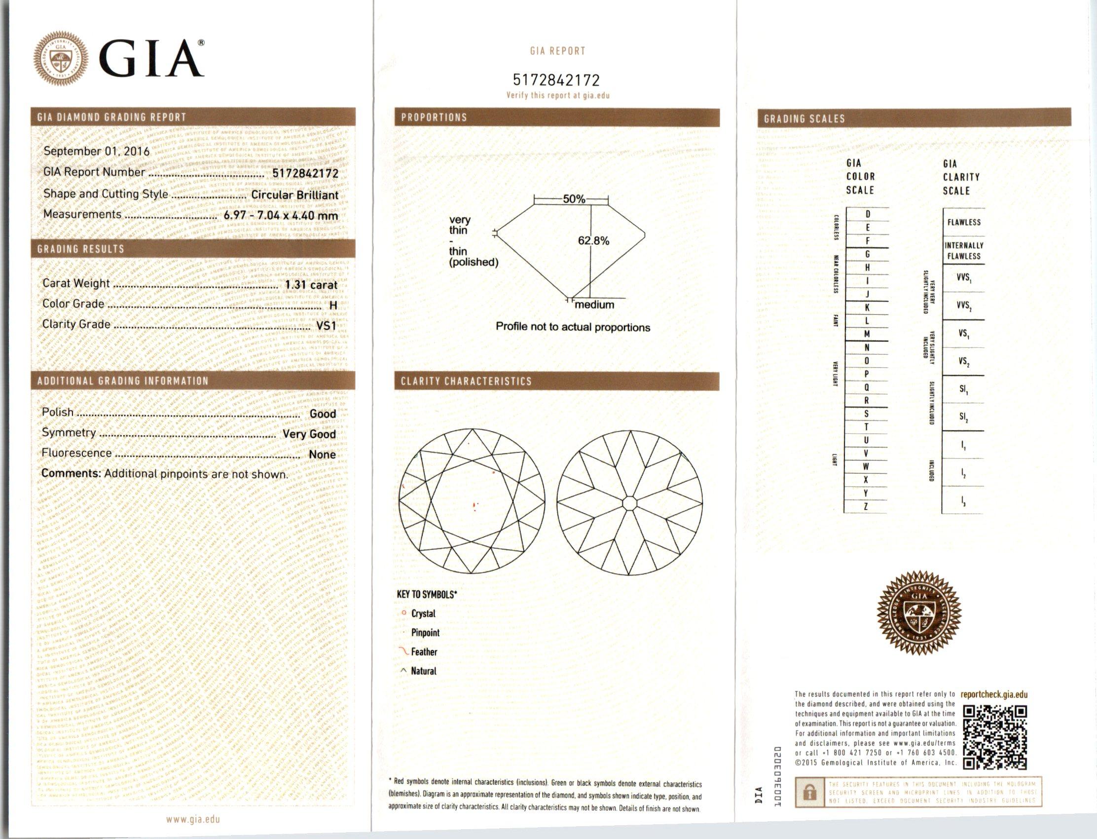 Ohrringe mit GIA-zertifizierten 2,63 Karat Diamanten in Gelbgold und Platin  (Alteuropäischer Schliff) im Angebot