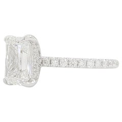 GIA Certified 2.64 carat Crisscut Diamond Engagement Ring