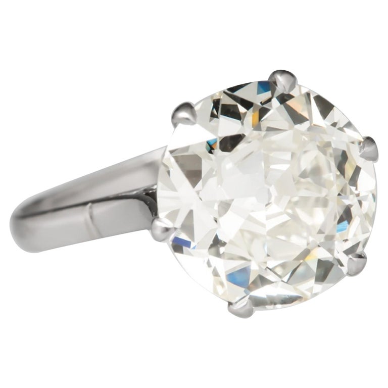 GIA Certified 2.09 Carat Old European Cut Diamond SI2 For Sale at