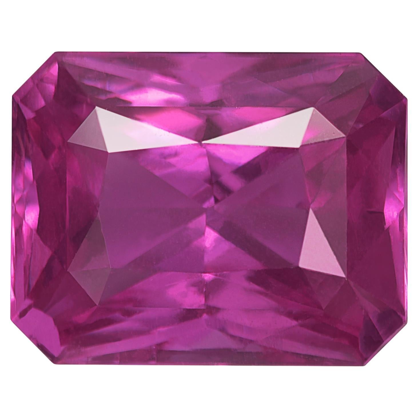 GIA Certified 2.65 Carats Unheated Fine Pink Sapphire  For Sale