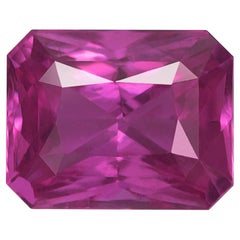GIA Certified 2.65 Carats Unheated Fine Pink Sapphire 