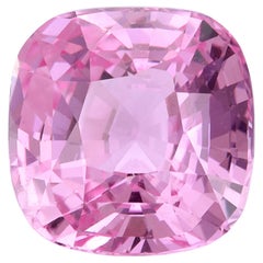 Saphir rose pourpre certifié GIA 2,67 carats