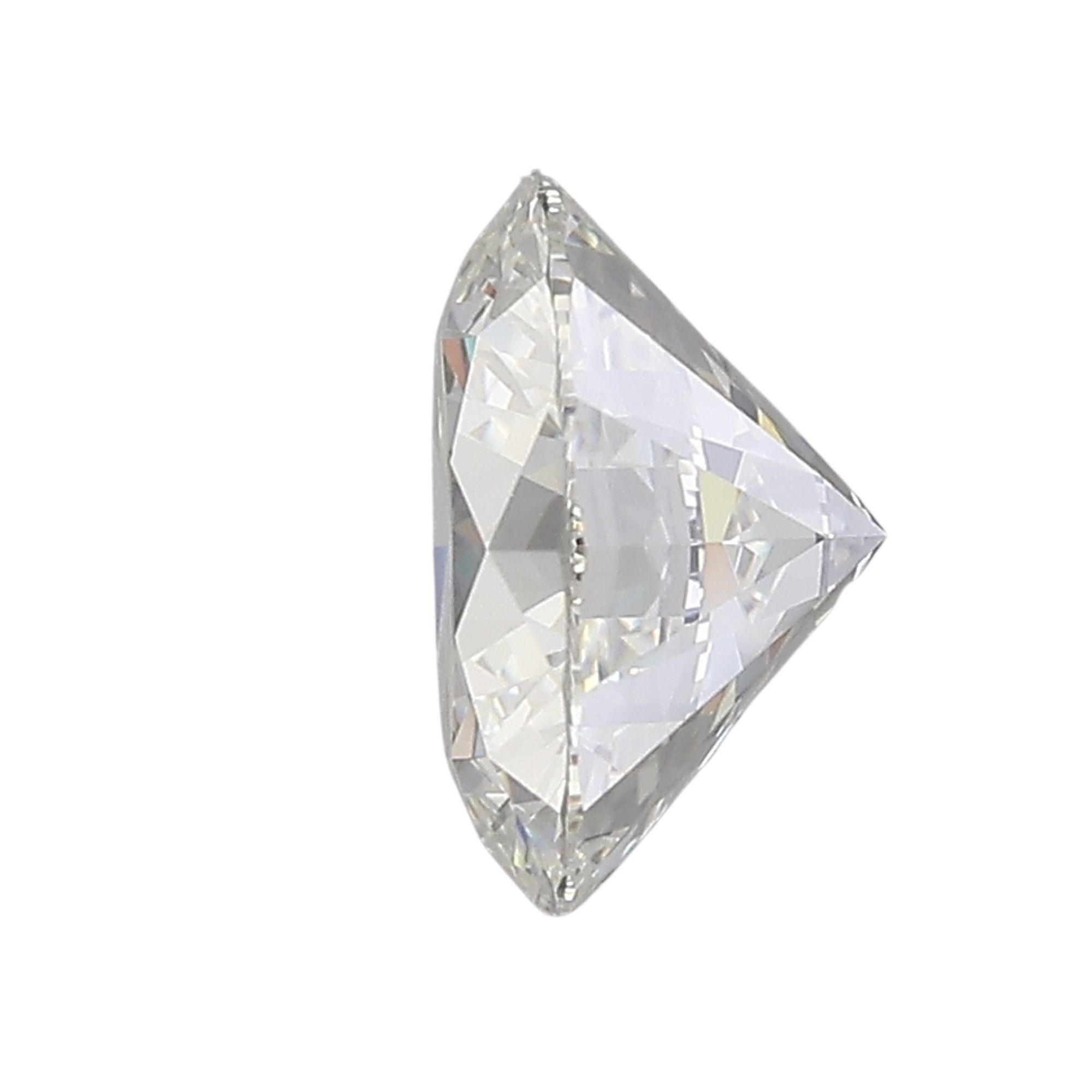 GIA Certified 2.68 Carat Round Cut H Color SI1 Clarity Loose Diamond In condizioni Nuovo in vendita a Miami, FL