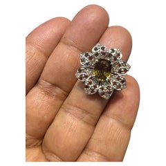 GIA Certified 2.72 Carat Natural Alexandrite 14k White Gold Ring