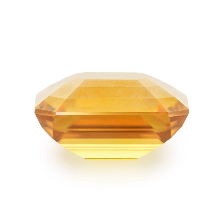Zircon jaune certifié GIA de 27,46 carats Neuf - En vente à Los Angeles, CA