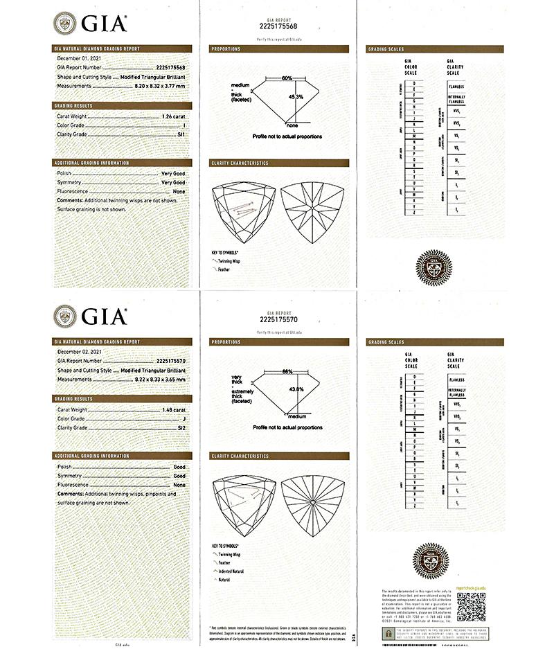 Halskette mit GIA-zertifiziertem 2,74 Karat Diamant-Stundenglas-Anhänger Damen im Angebot