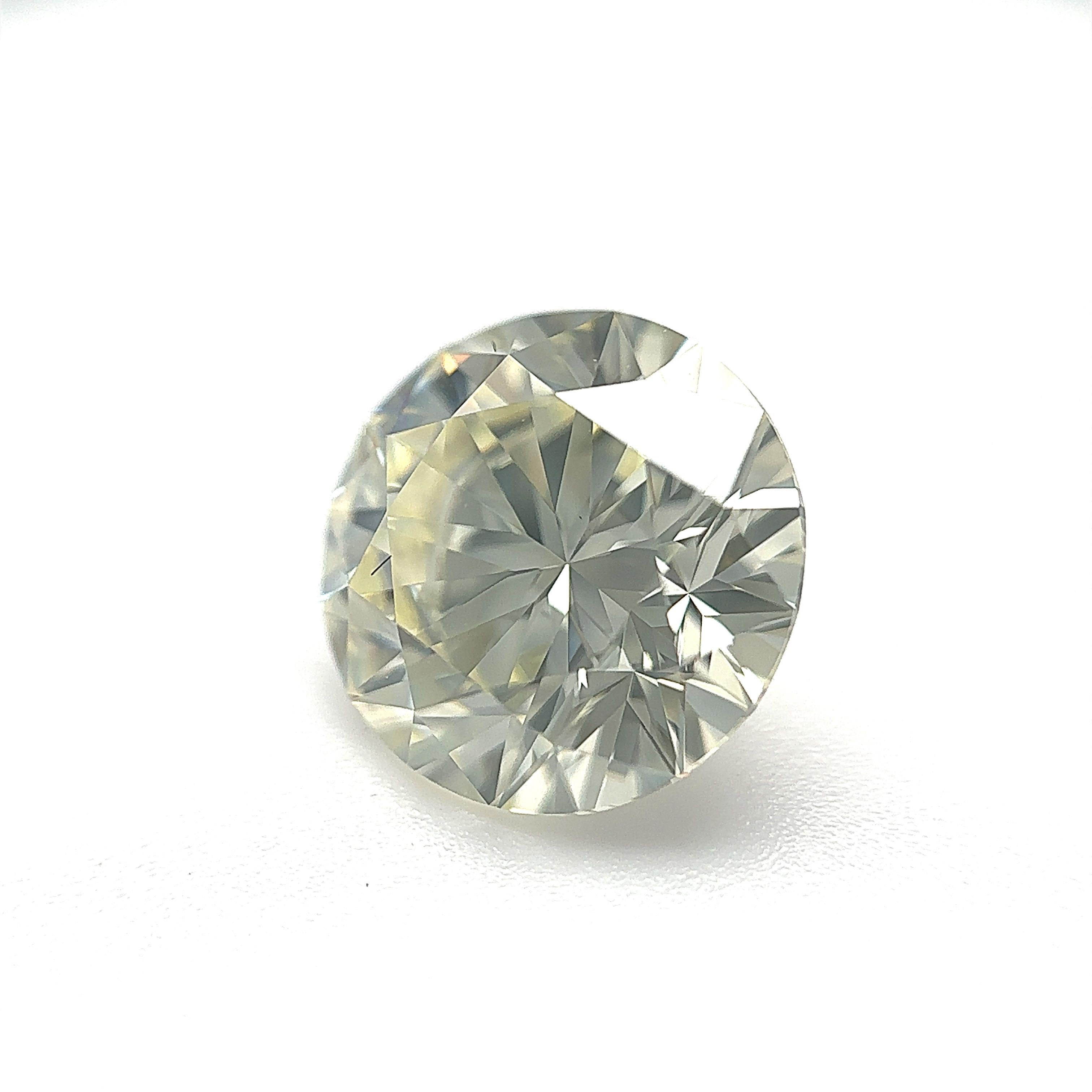 Diamant naturel brillant rond de 2,84 carats certifié par la GIA (bagues de fiançailles) Neuf - En vente à London, GB