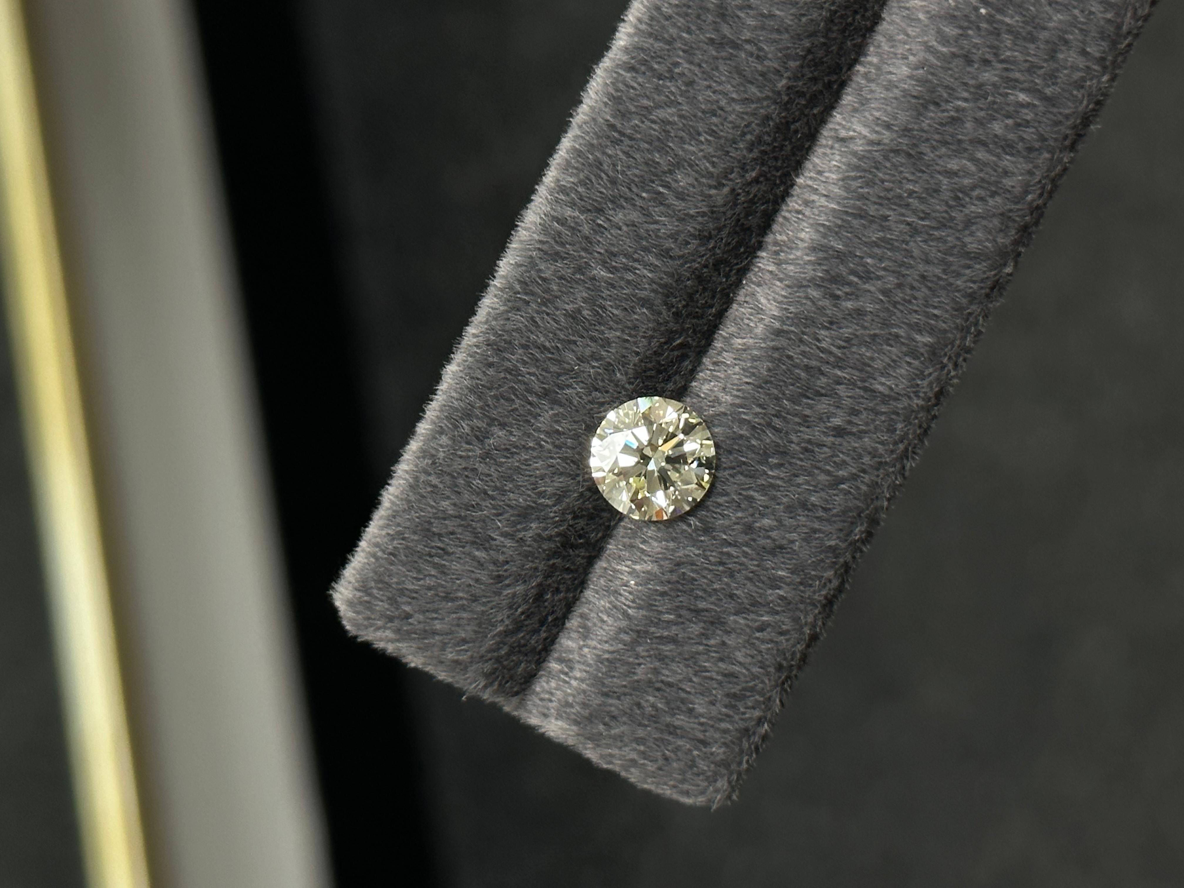 GIA-zertifizierter 2,84 Karat runder Brillant-Naturdiamant (Verlobungsringe) für Damen oder Herren im Angebot