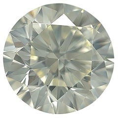 Diamant naturel brillant rond de 2,84 carats certifié par la GIA (bagues de fiançailles)
