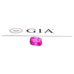 GIA Certified 2.88ct Cushion Shape Natural Ceylon Sapphire