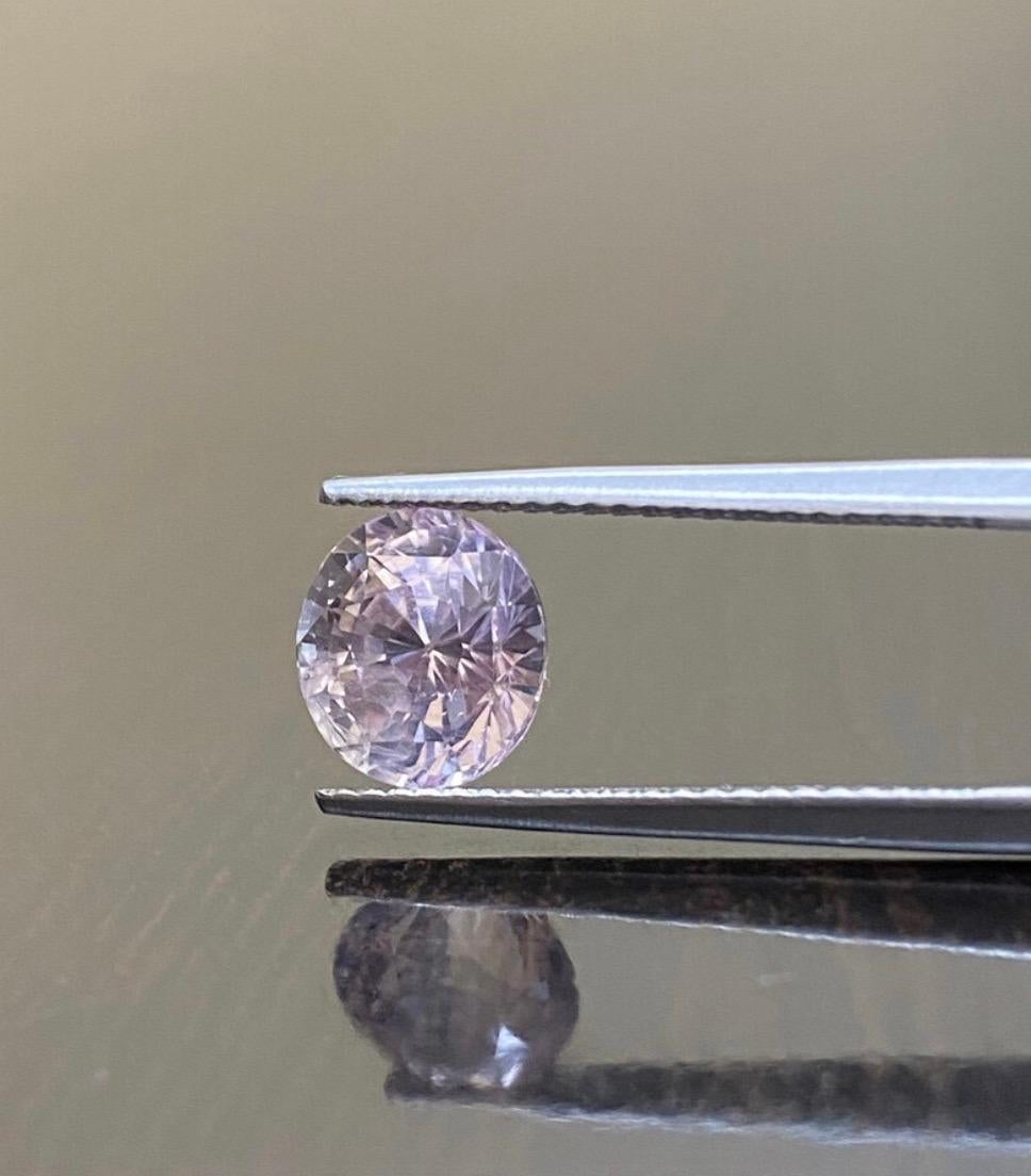 Saphir ovale certifié GIA de 2,91 carats rose clair sans chaleur Neuf - En vente à Los Angeles, CA
