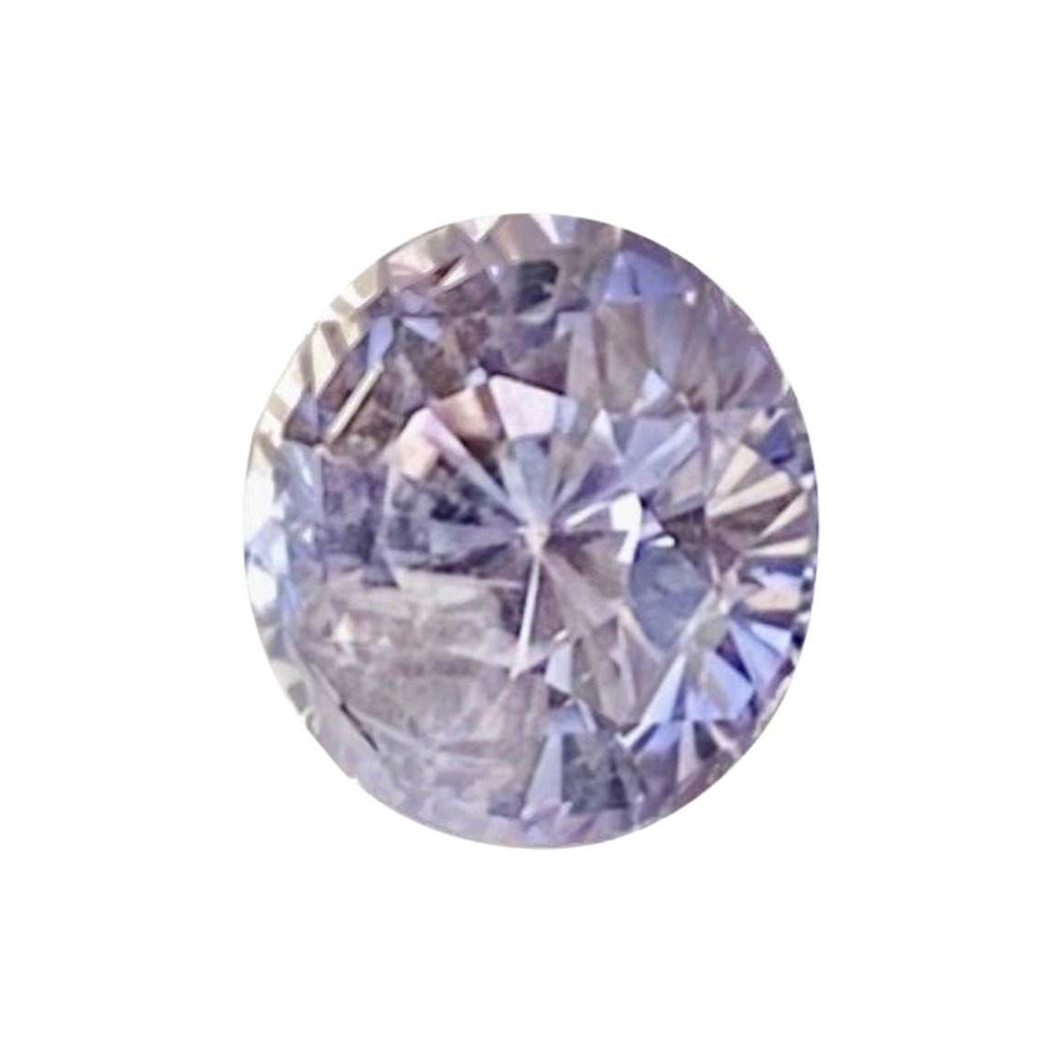 Saphir ovale certifié GIA de 2,91 carats rose clair sans chaleur
