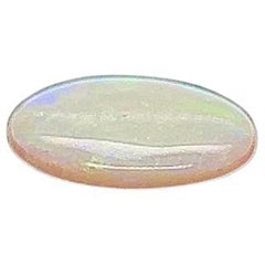 GIA Certified 2.96 Carat Oval Shape Natural Opal