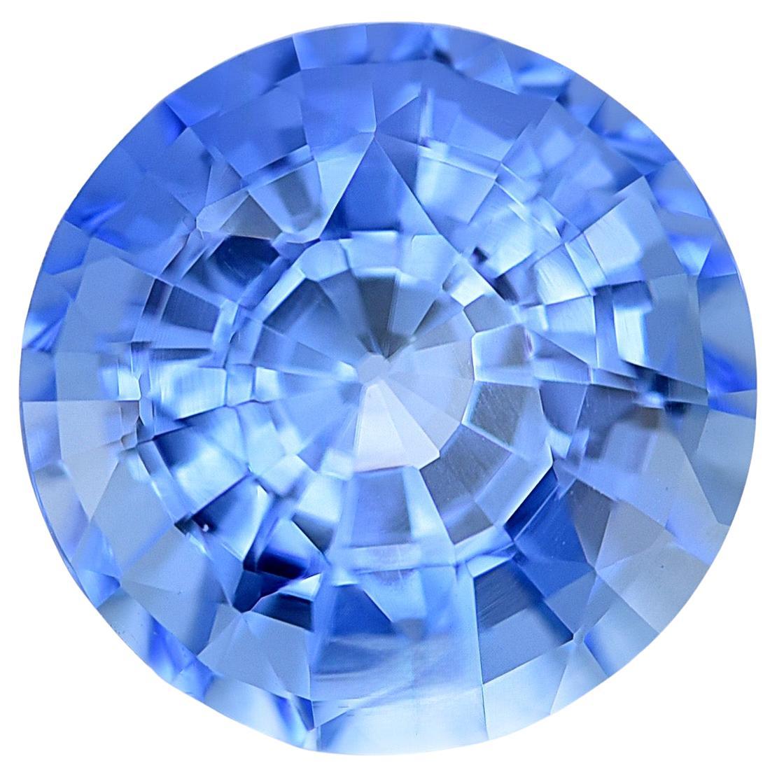 GIA Certified 2.99 Carats Blue Sapphire