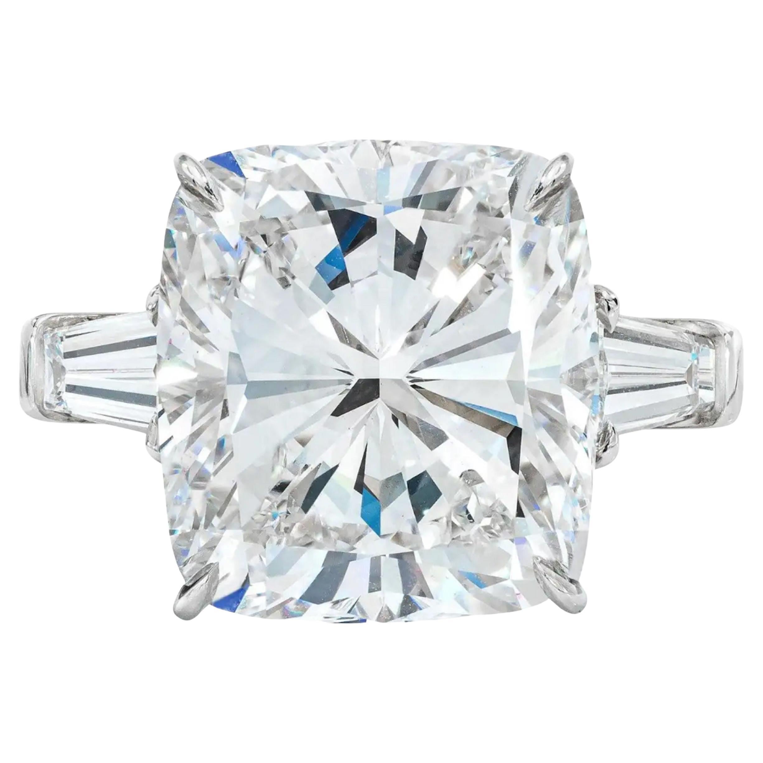 Long Dimond Rings GIA Certified 1.70 Carat Cushion Long Diamond Ring Pave Ring at 1stDibs ...