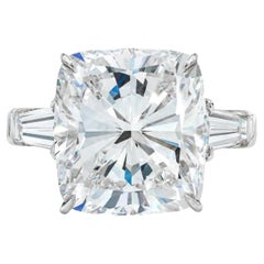 GIA Certified 3 Carat Cushion Diamond Ring