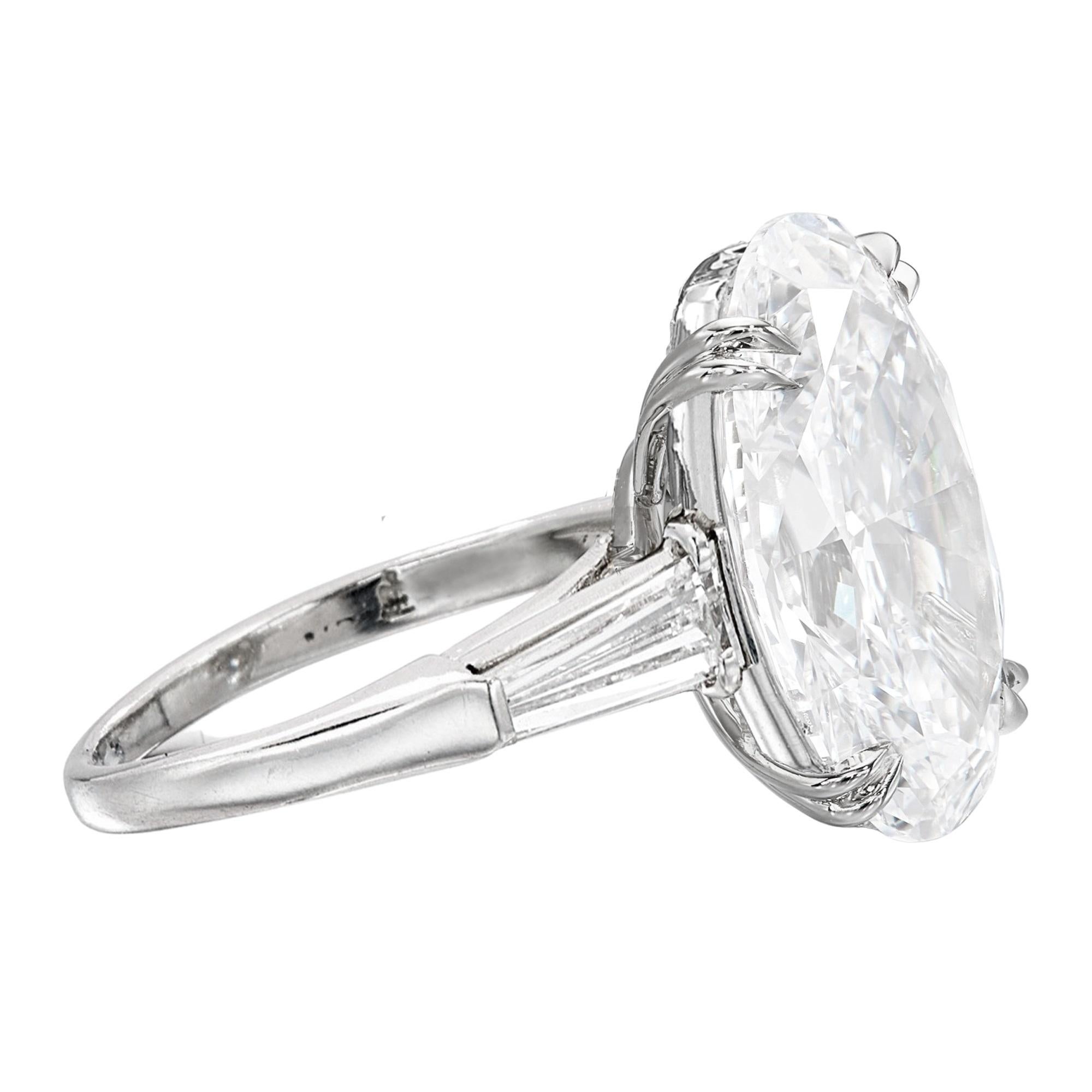 GIA Certified 3 Carat E Color VVS1 Clarity Oval Cut Diamond Solid Platinum Ring

Amazing roud cut diamond ring; the stone is GIA certified, according to its gemmological report is graded E in color and VVS1 in clarity with faint fluorescence.
The