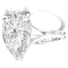 GIA Certified 3 Carat Emerald Cut Diamond D Color VVS2 Clarity