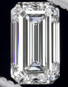 GIA Certified 3 Carat Emerald Cut Diamond Engagement Ring