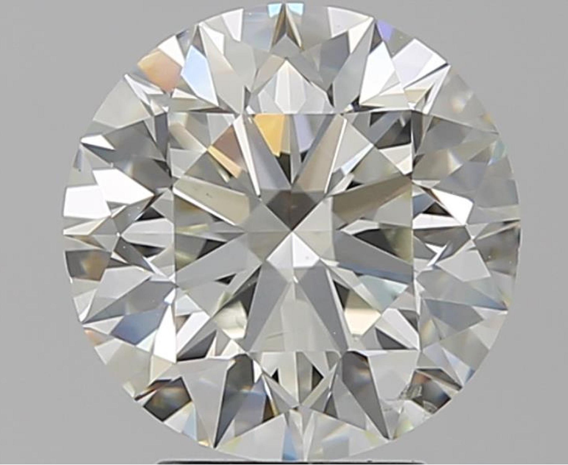 2.5 carat round solitaire diamond ring