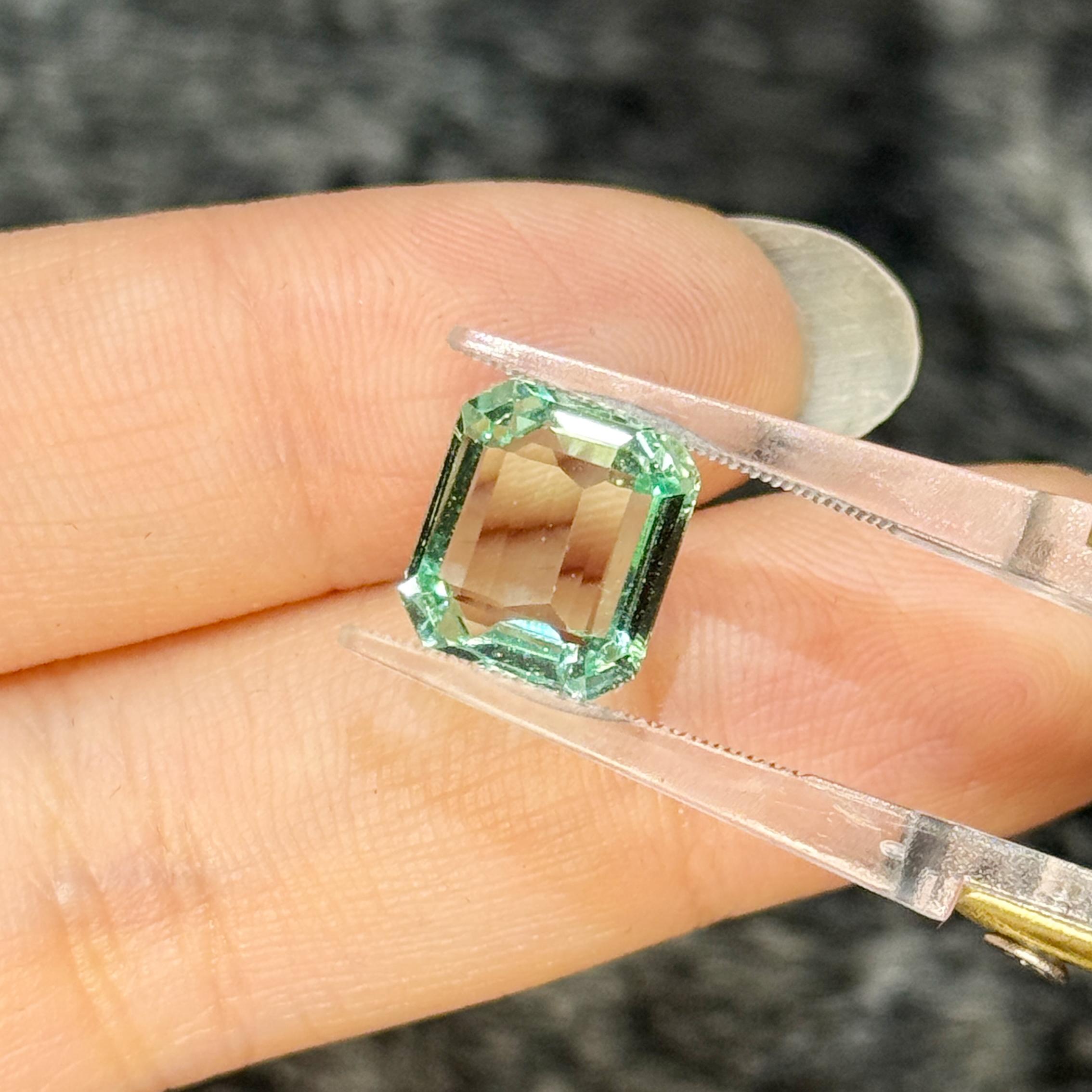 GIA Certified 3 Carat NO OIL Colombia Emerald Loose Gemstone For Sale 1