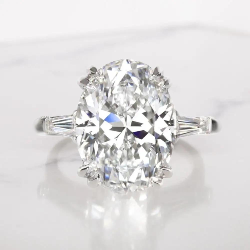 3 carat oval diamond ring cost