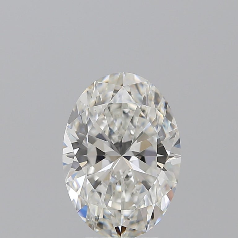 Modern GIA Certified 3 Carat Oval Diamond Ring For Sale