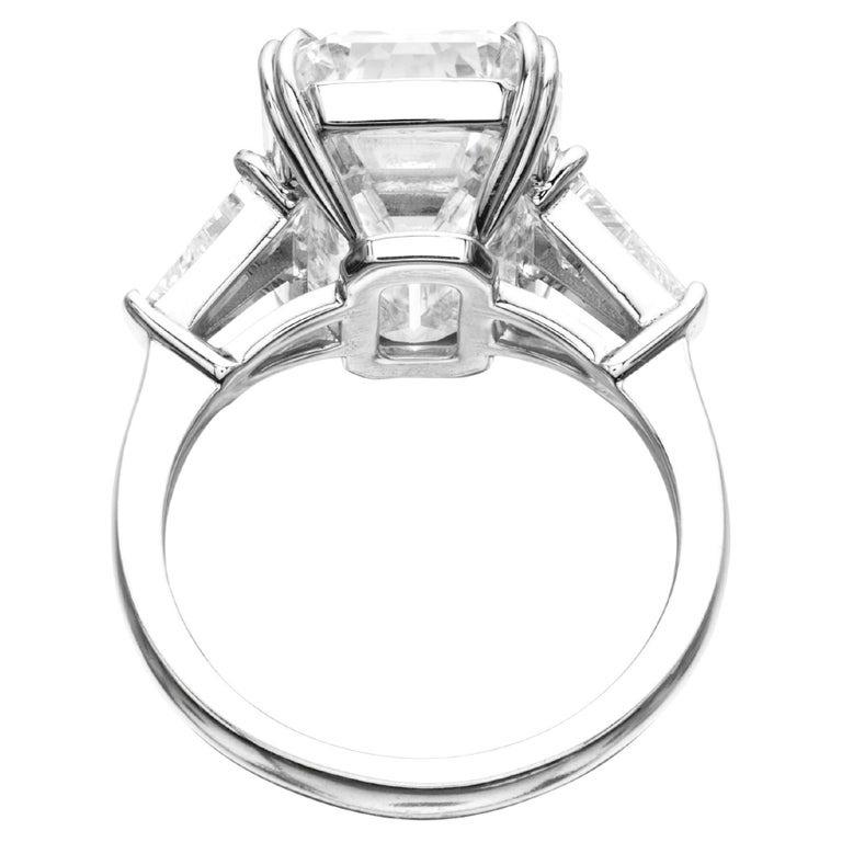 GIA zertifizierte 3 Karat TYP 2A Smaragd konisch Ring (Smaragdschliff) im Angebot
