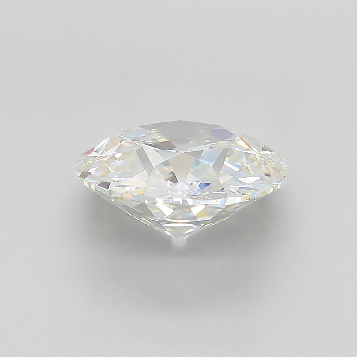 Bague en platine avec diamant de couleur H vieille Europe de 3 carats de pureté VS1 certifié par le GIA Unisexe en vente