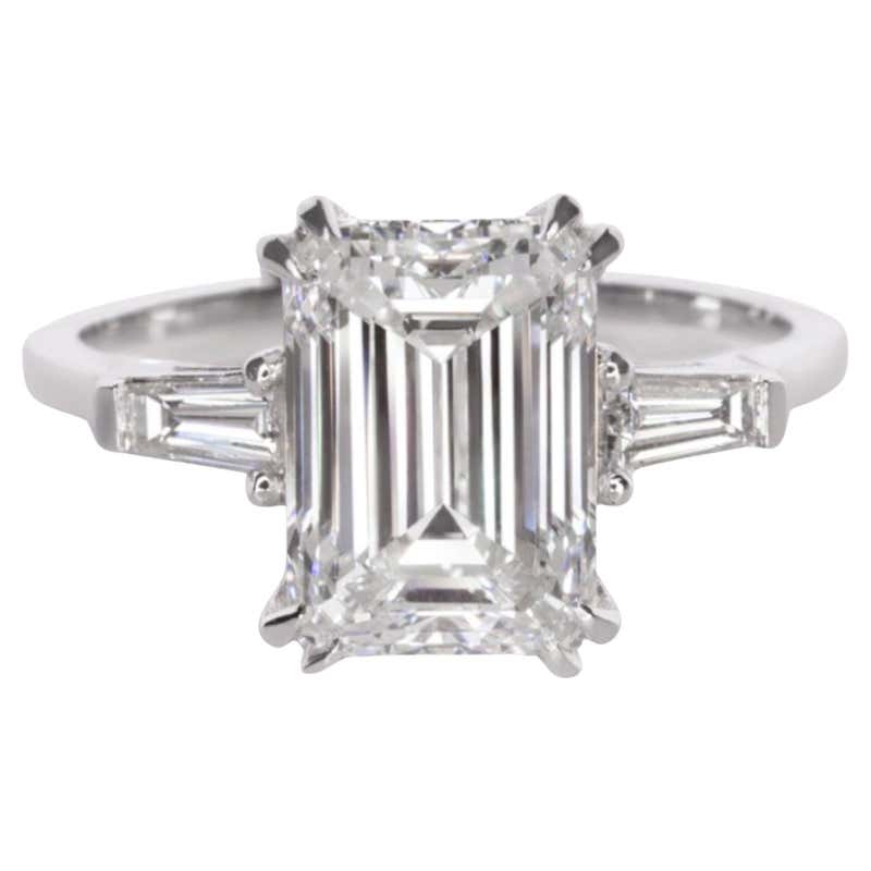 Customizable 11 Carat Oval Cut Diamond Engagement Ring Platinum GIA ...