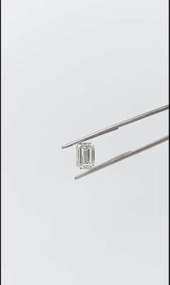 GIA Certified 3 Carats F Color VS1 Clarity Emerald Shape Solitaire Diamond XX-N