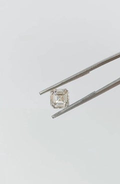 GIA Certified 3 Carats G Color VS2 Clarity Square Emerald Solitaire Diamond XX-N