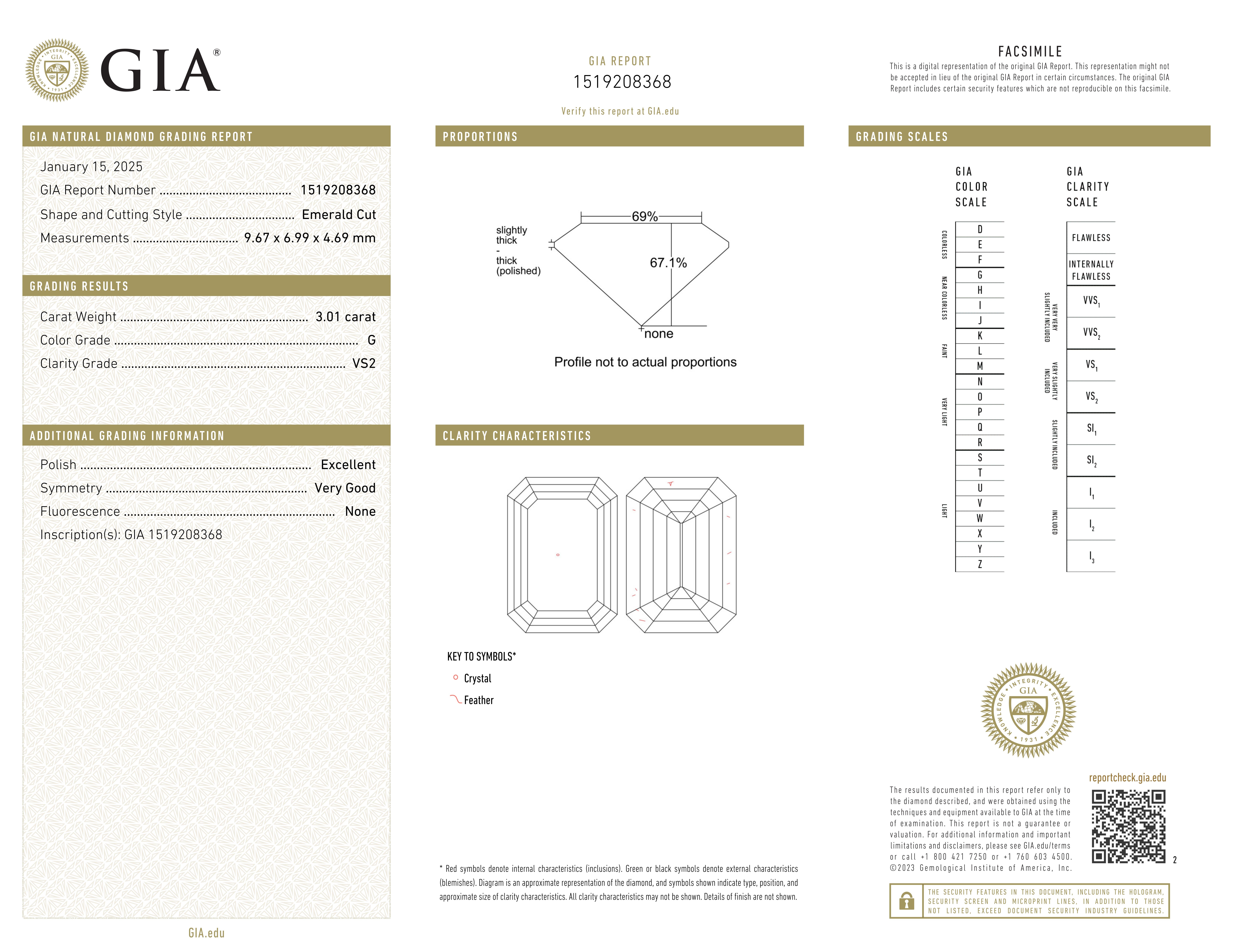 Certificado GIA 3 Ct. Anillo de platino con diamante talla esmeralda Corte esmeralda en venta