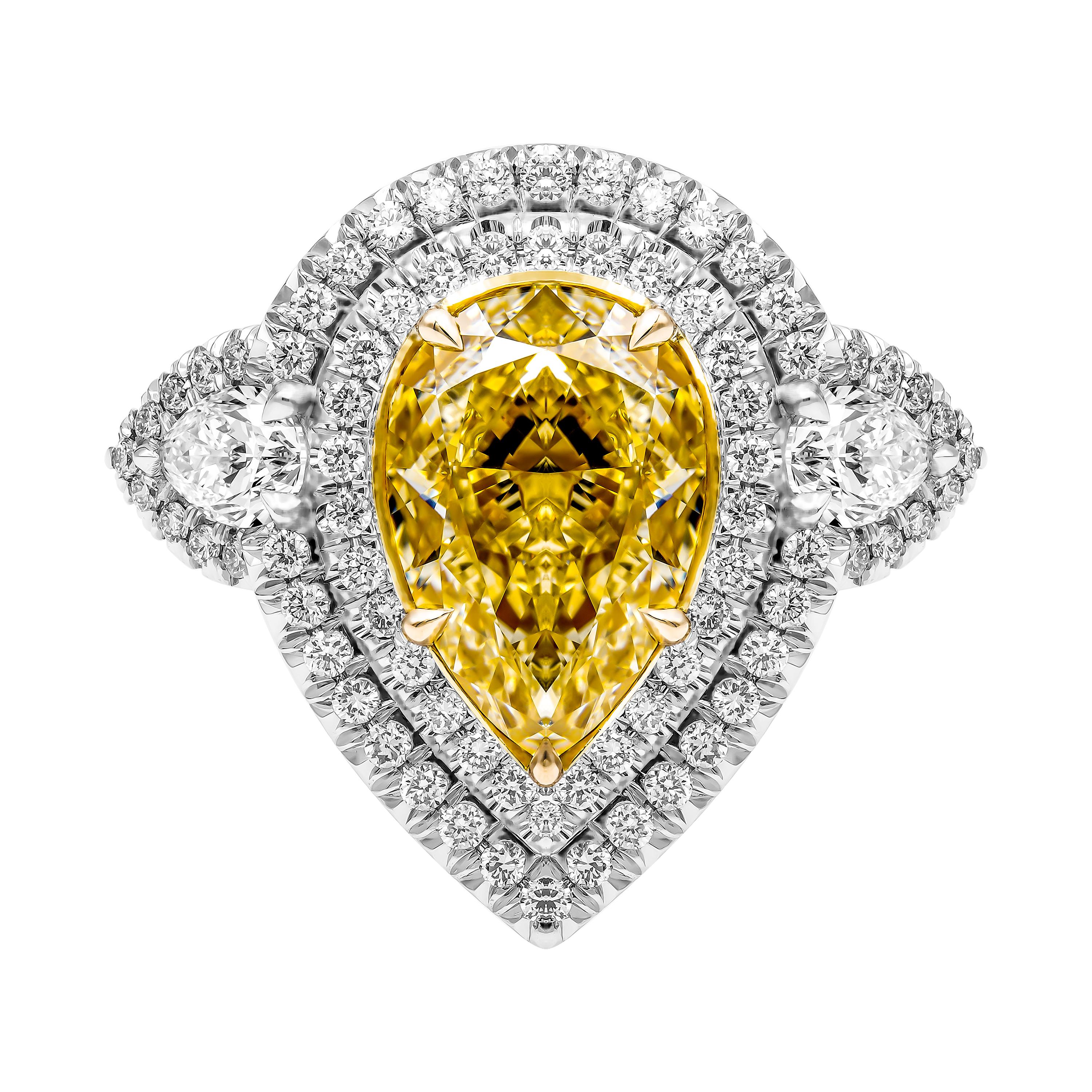 Estremamente raro e unico nel suo genere, il diamante fancy color è davvero la pietra più lussuosa ed esotica della famiglia dei diamanti. Un'ottima scoperta per un collezionista o per chi non sa resistere ai diamanti di lusso! 
Brillante, luminoso
