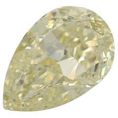 Diamante Amarillo Fancy VS2 Claridad Certificado por GIA de 3,00 Quilates