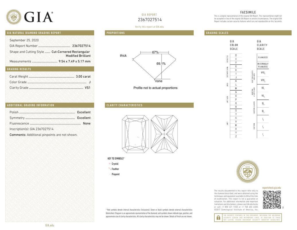GIA zertifiziert 3,00 Karat strahlend versteckt Halo Pave Band Platin Diamantring (Zeitgenössisch) im Angebot