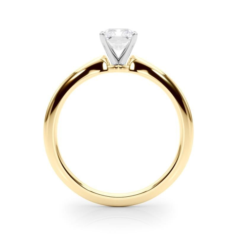 Bague solitaire à diamant radiant de 3,00 carats, certifiée par la GIA et sertie sur le pourtour Neuf - En vente à New York, NY
