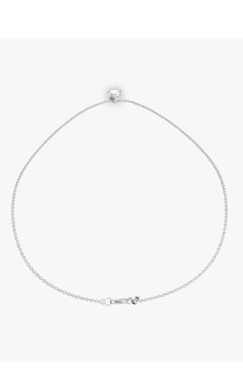 da uomo o donna GIA Certified 3.00 Carats D/VS1 Pear Shape Diamond 18K Gold Pendant in vendita