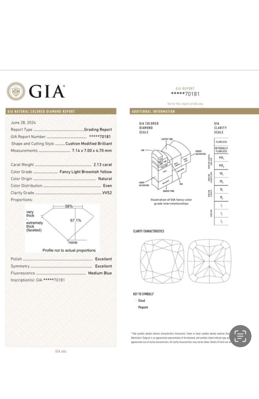 GIA Certified 3.00 Carats Diamonds 18K Gold Ring For Sale 4