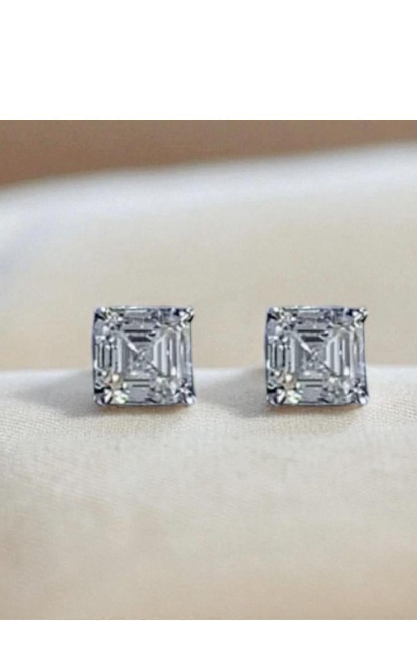 da uomo o donna Orecchini in oro 18K con diamanti F-G/VVS1-VVS2 certificati GIA 3,00 carati in vendita