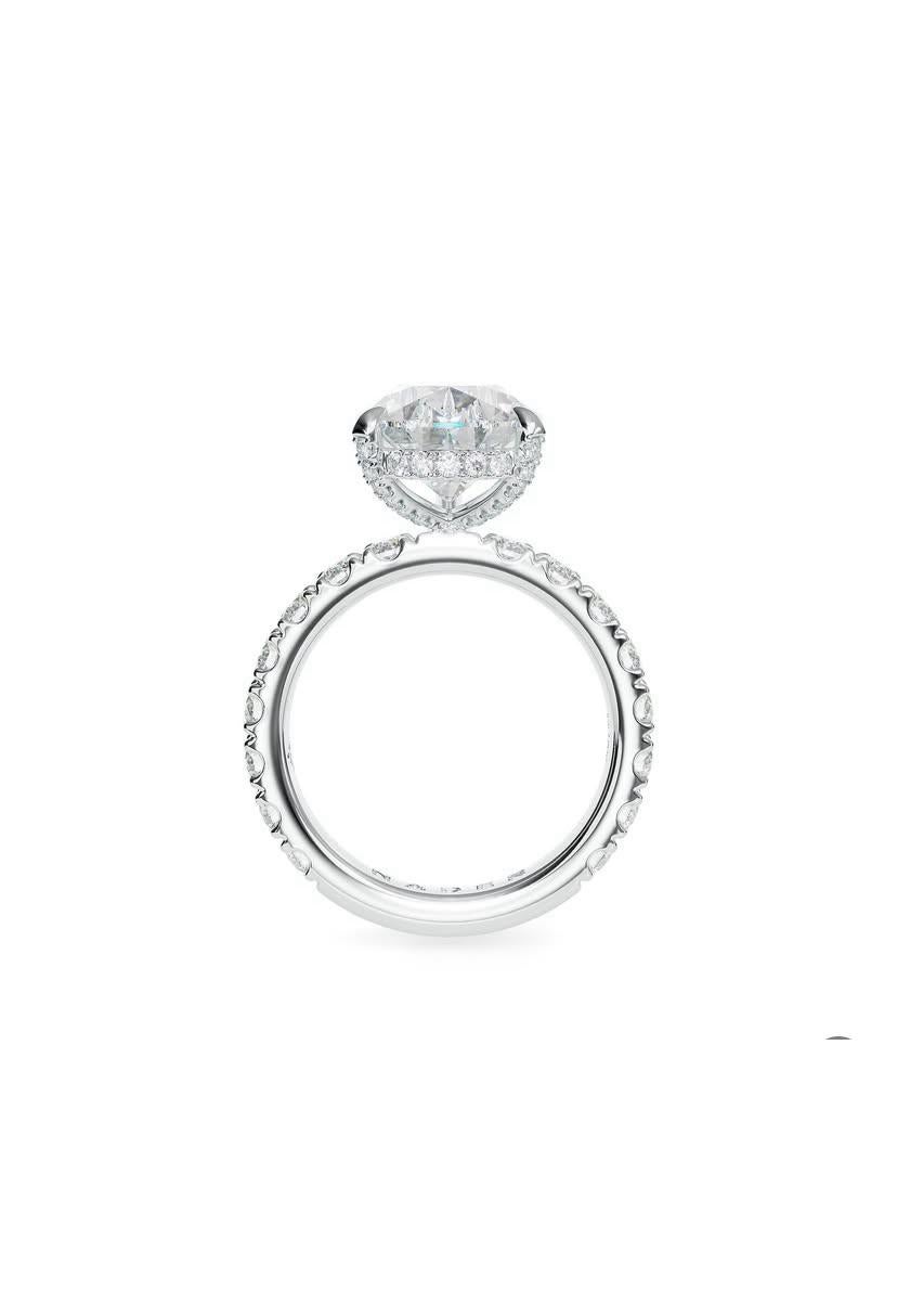 Women's GIA Certified 3.00 Carats F/VS1 Pear Shape Diamond 18K Gold Solitaire Ring For Sale