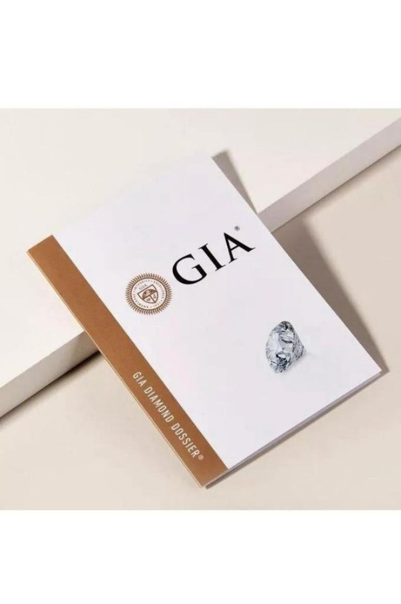 GIA Certified 3.00 Carats FLAWLESS clarity D color Heart Shape Diamond Gold Ring For Sale 2