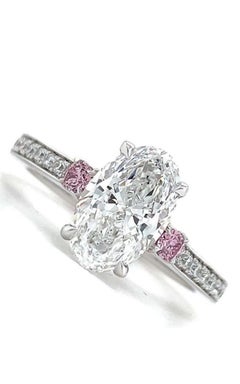GIA zertifiziert 3,00 Ct D/VVS1 Oval Form Diamant 18K Gold Ring